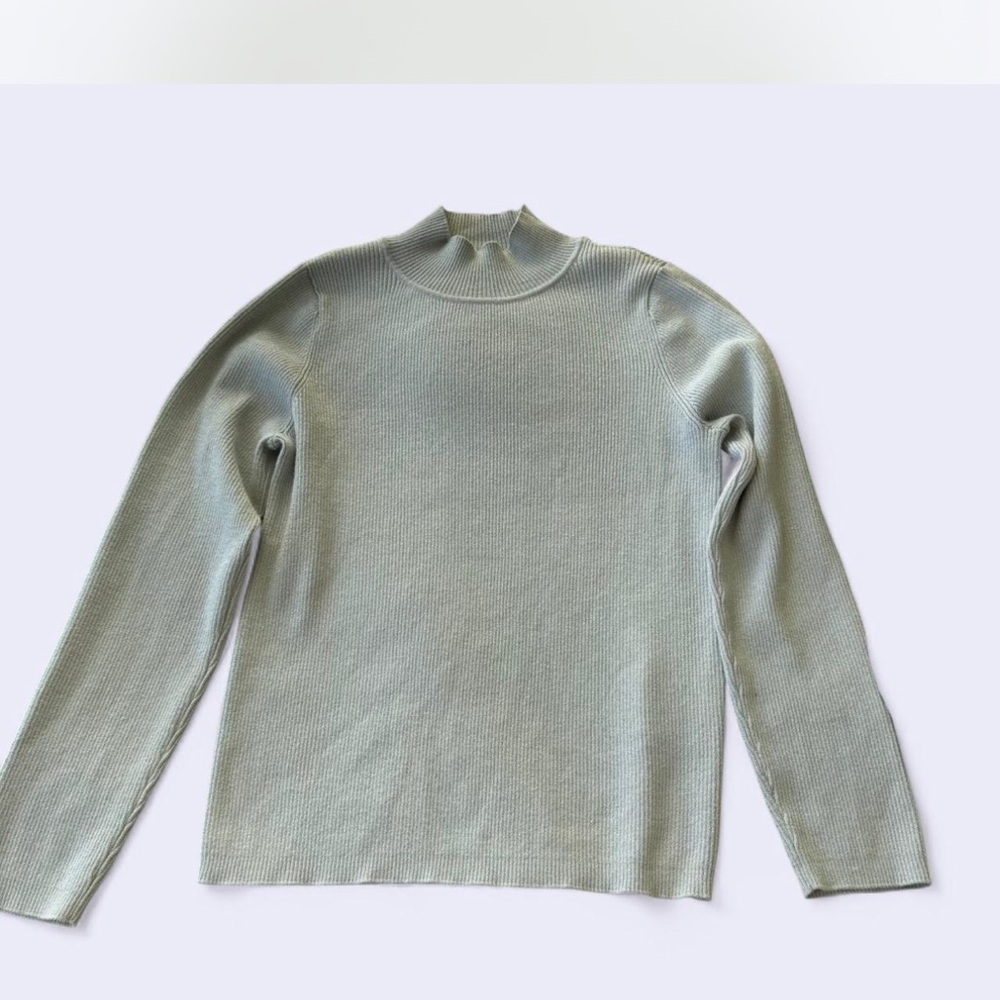 CeCe Silver metallic sweater